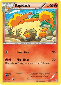 Rapidash #17, Reverse Foil