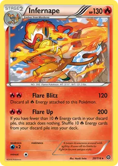Infernape #20, Reverse Foil