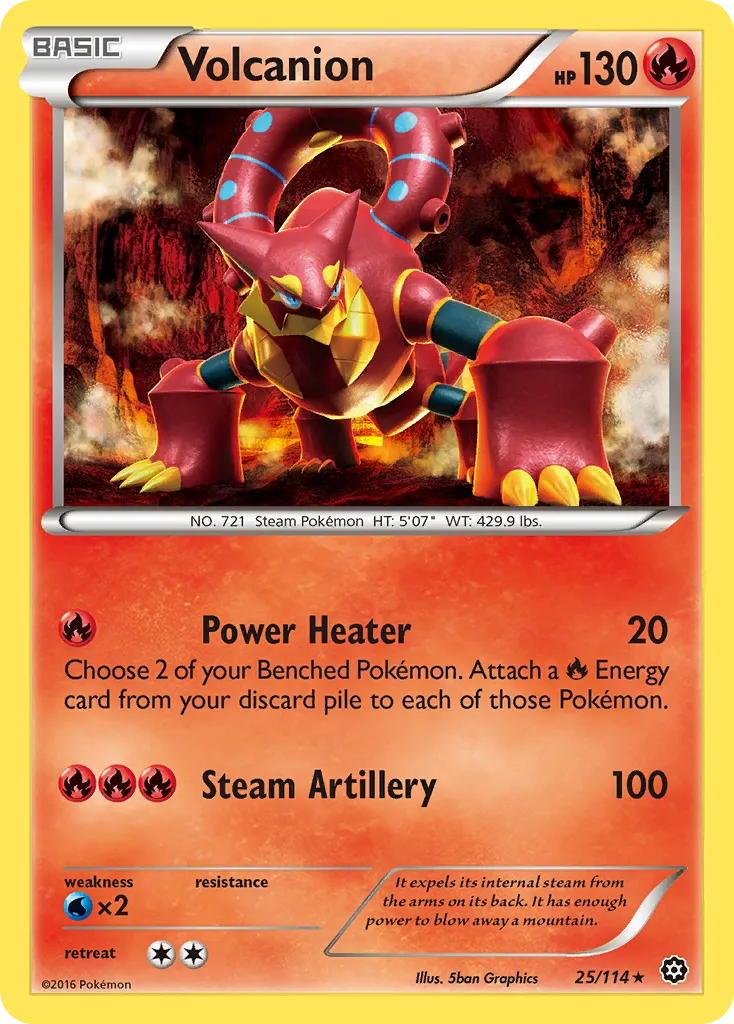 Volcanion #25, Steam Siege