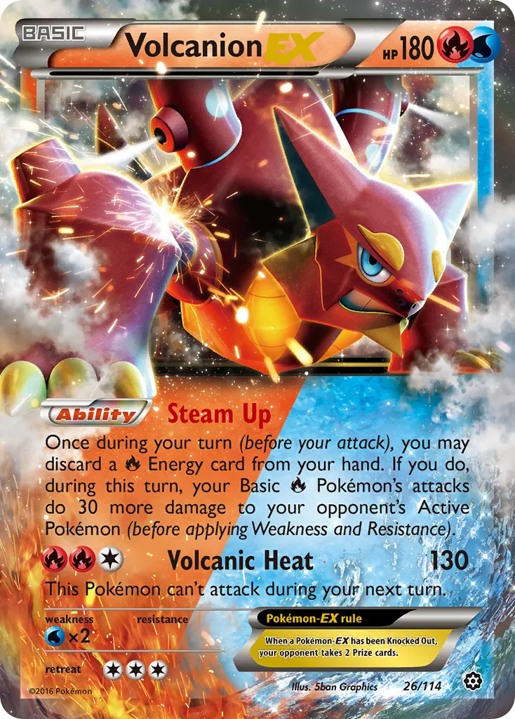 Volcanion-EX #26, Steam Siege