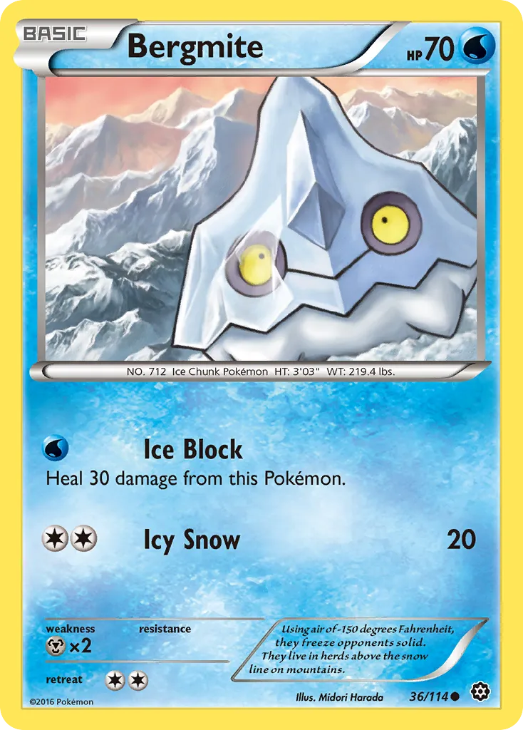 Bergmite #36, Steam Siege Reverse Foil