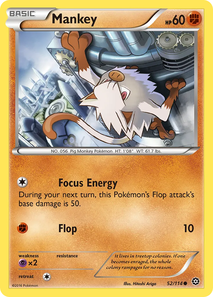 Mankey #52, Steam Siege