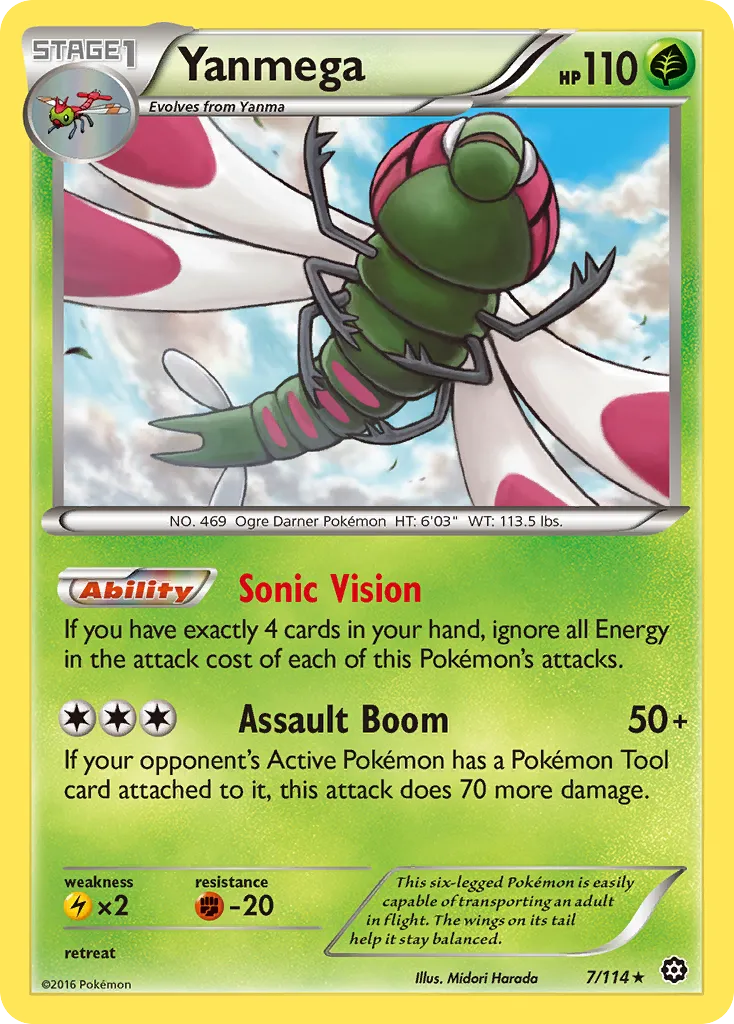 Yanmega #7, Steam Siege