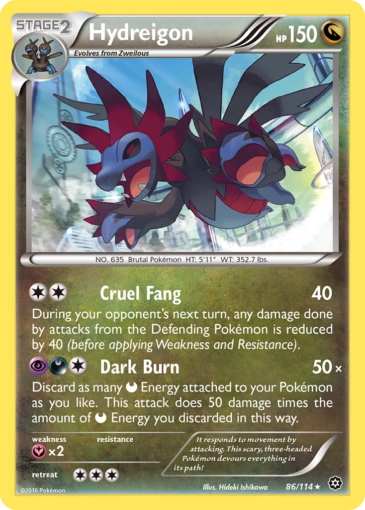 Hydreigon #86, Steam Siege
