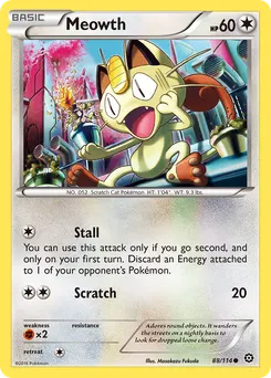 Meowth #88, Reverse Foil
