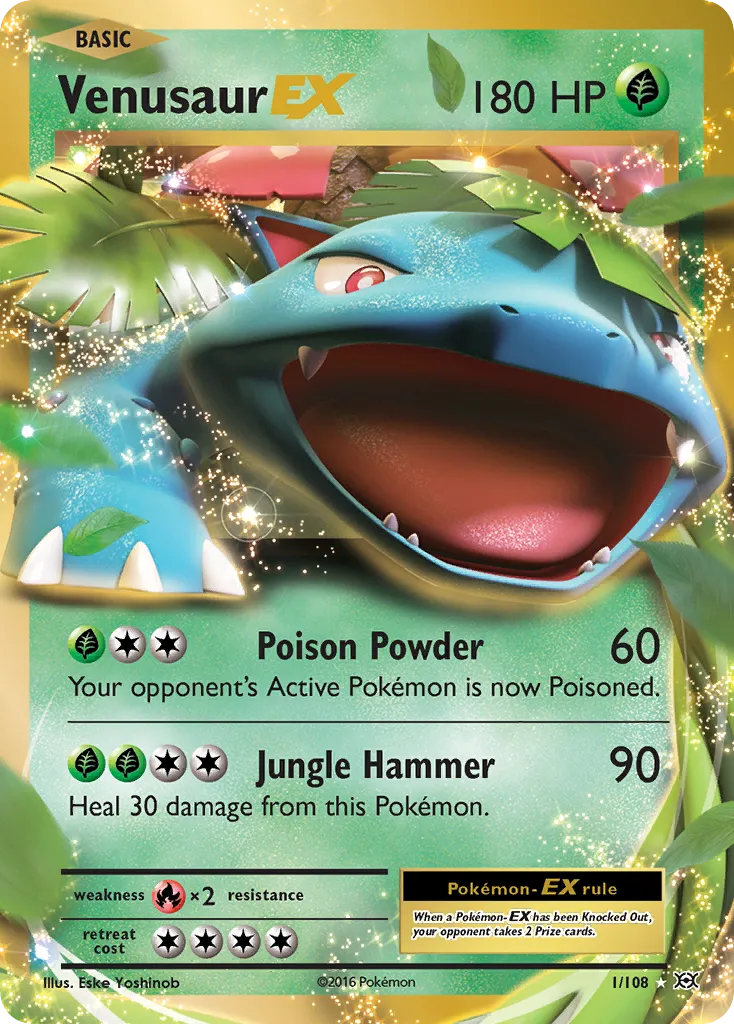 Venusaur-EX #1, Evolutions