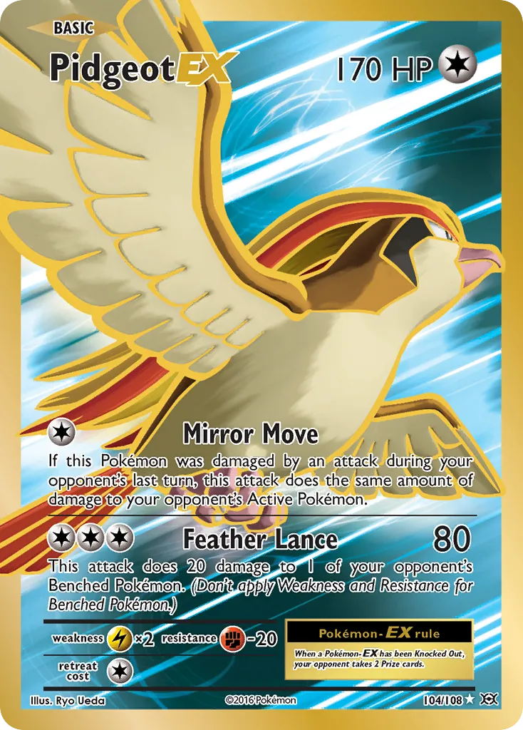 Pidgeot-EX #104, Evolutions