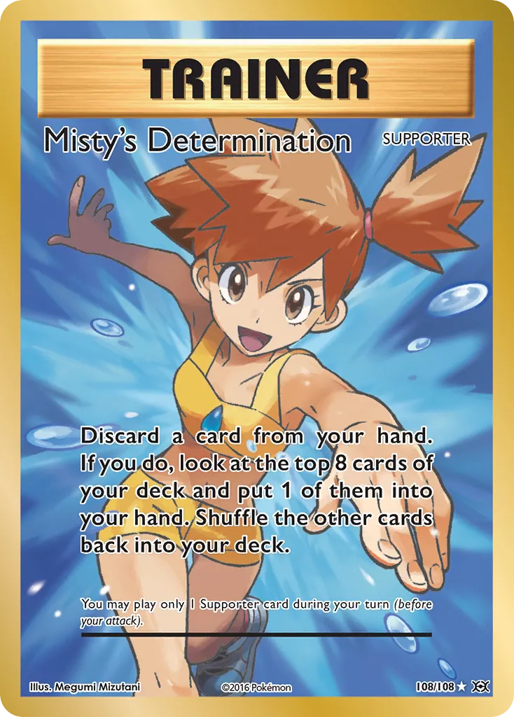 Misty's Determination #108, Evolutions