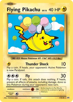 Flying Pikachu #110, Standard