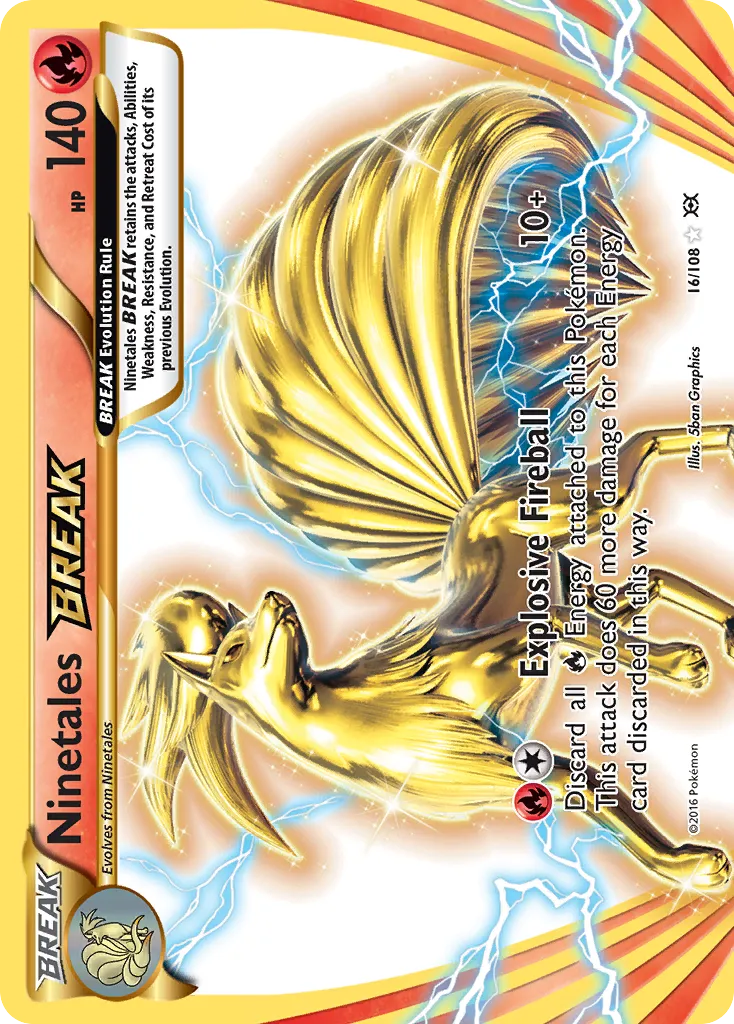 Ninetales BREAK #16, Evolutions