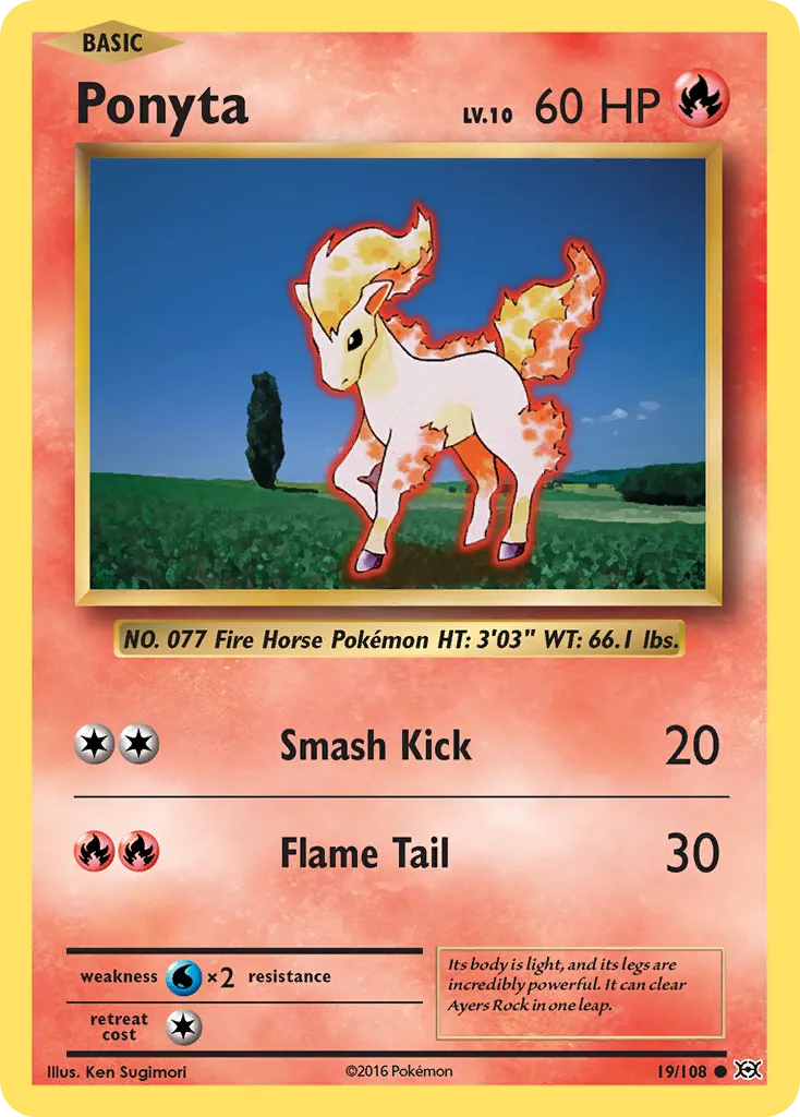 Ponyta #19, Evolutions