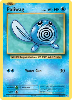 Poliwag #23, Reverse Foil