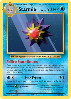 Starmie #31, Reverse Foil