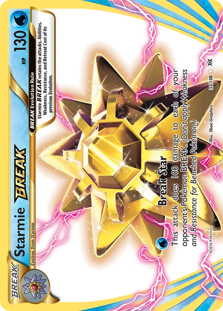 Starmie BREAK #32, Evolutions