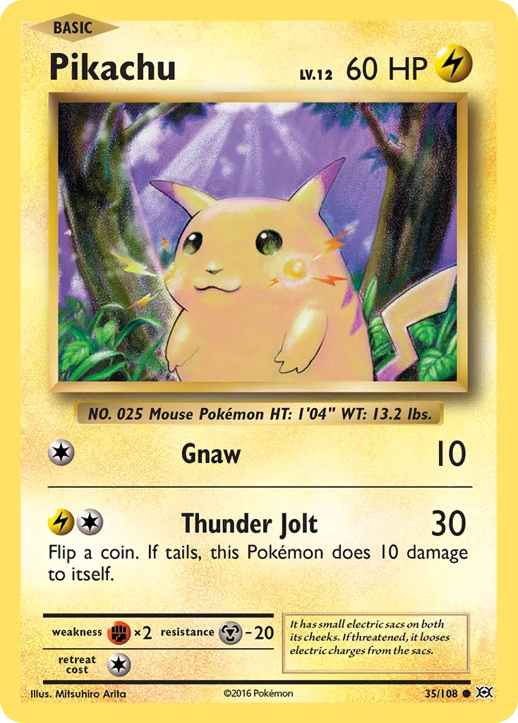 Pikachu #35, Evolutions