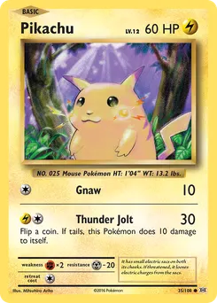 Pikachu #35, Cracked Ice