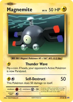 Magnemite #37, Reverse Foil