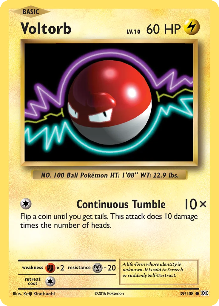 Voltorb #39, Evolutions