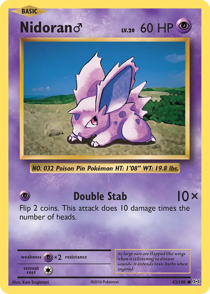 Nidoran ♂ #43, Evolutions
