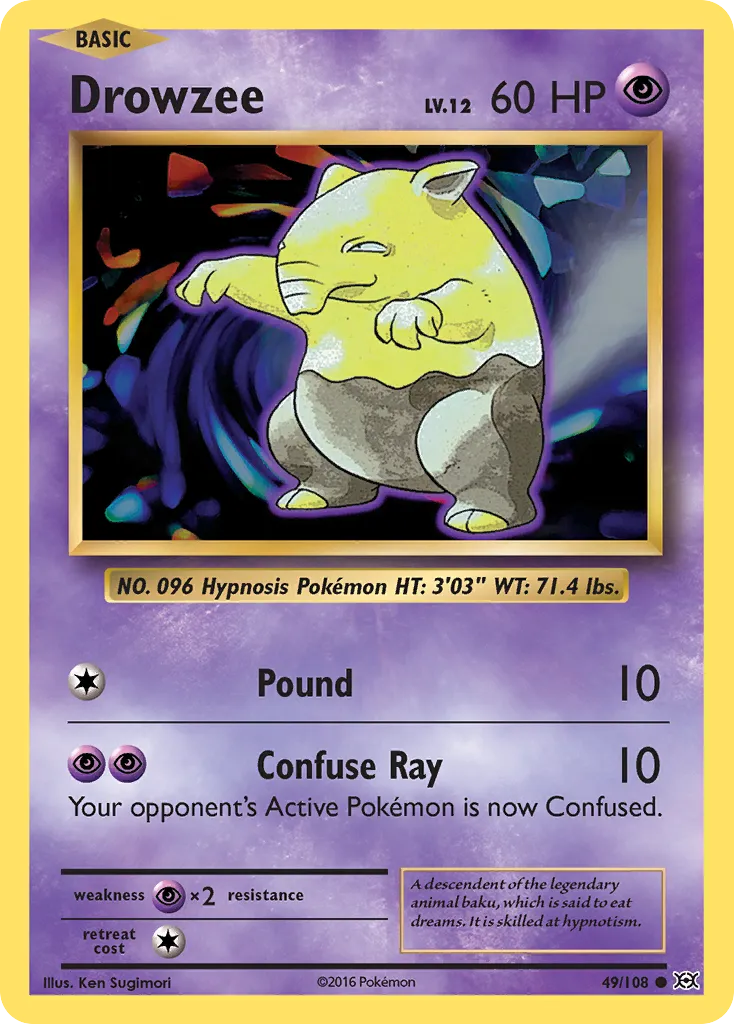 Drowzee #49, Evolutions