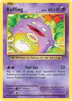 Koffing #50, Reverse Foil
