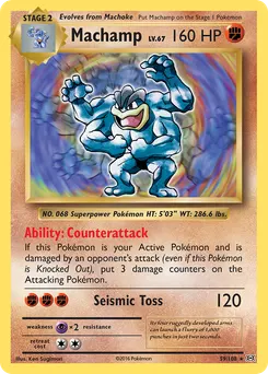 Machamp #59, Prerelease