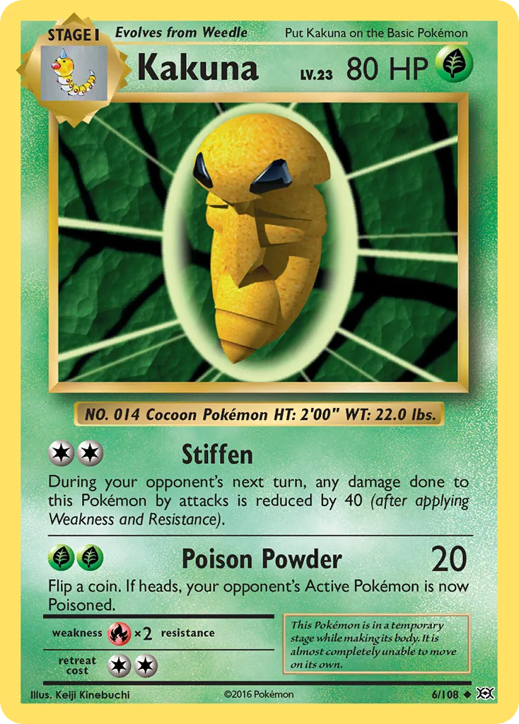 Kakuna #6, Evolutions