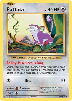 Rattata #66, Reverse Foil
