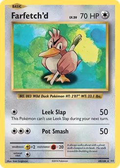 Farfetch'd #68, Reverse Foil