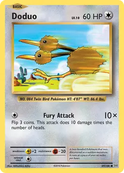Doduo #69, Reverse Foil