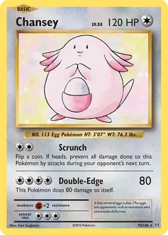 Chansey #70, Reverse Foil