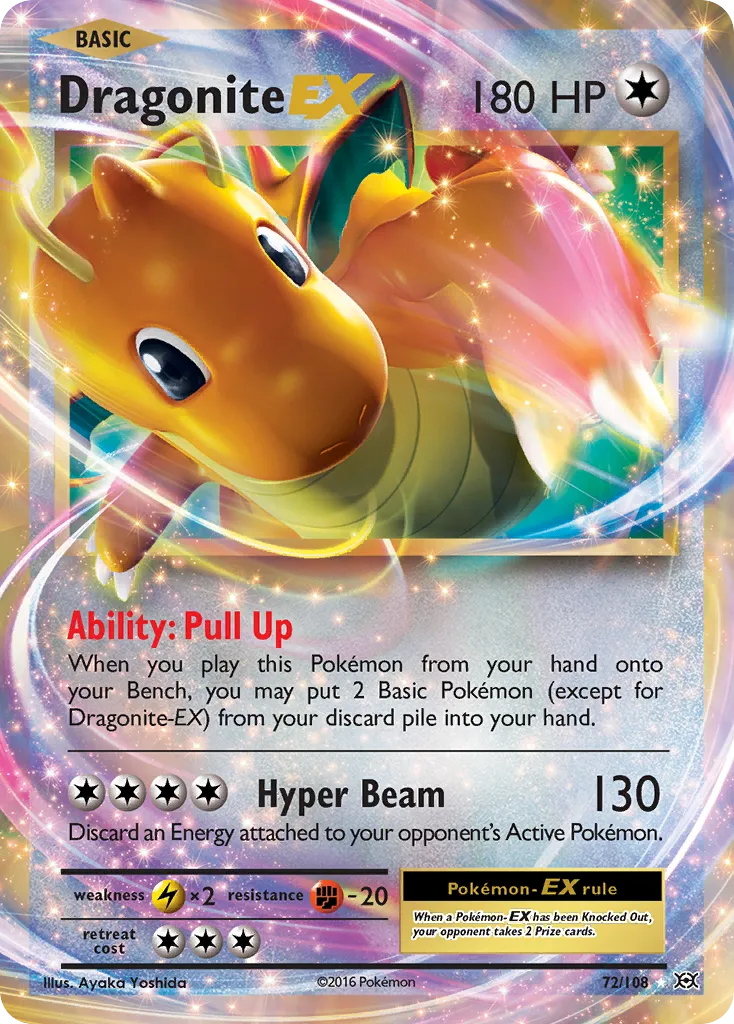 Dragonite-EX #72, Evolutions