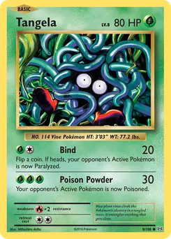 Tangela #8, Reverse Foil
