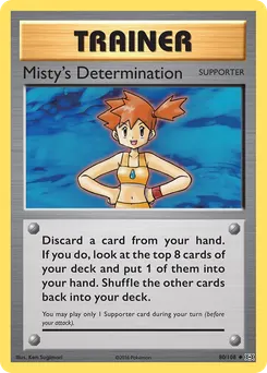 Misty's Determination #80, Reverse Foil
