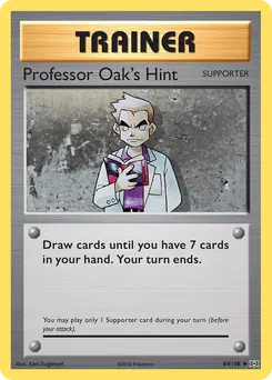 Professor Oak's Hint #84, Reverse Foil