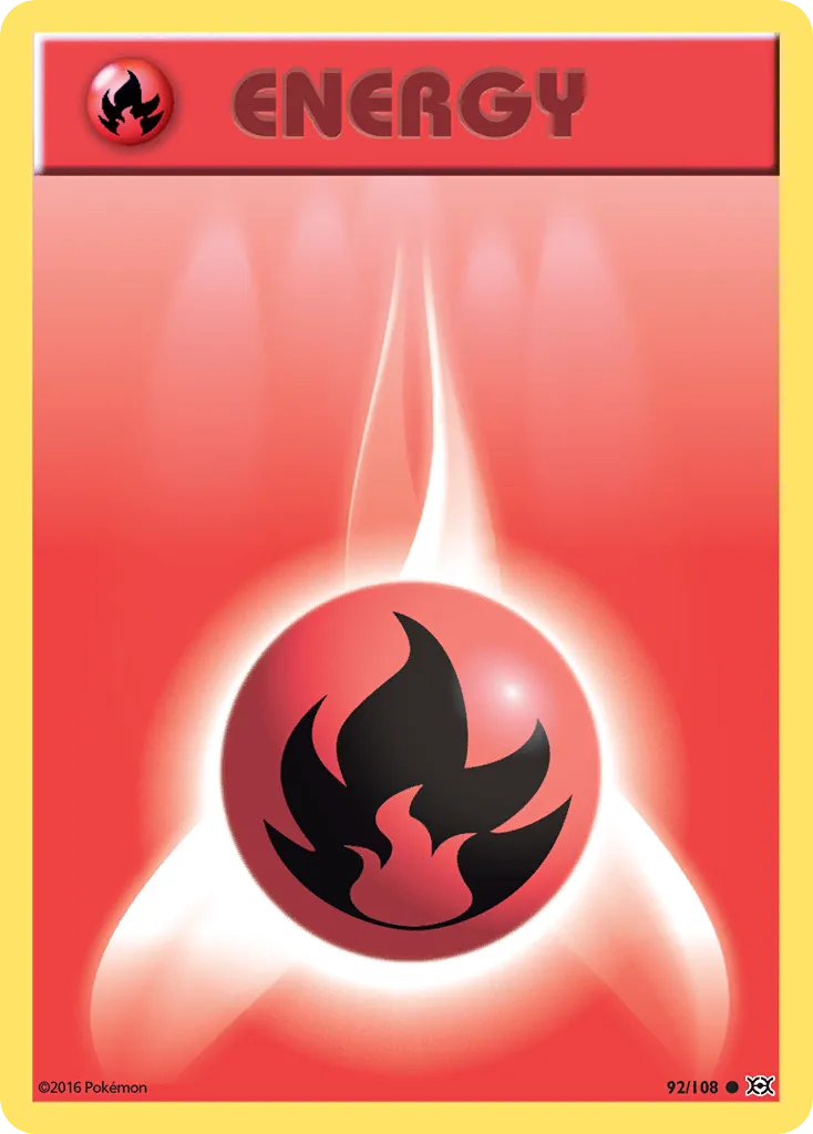 Fire Energy #92, Evolutions
