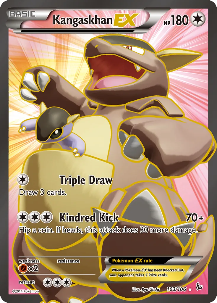 Kangaskhan-EX #103, Flashfire