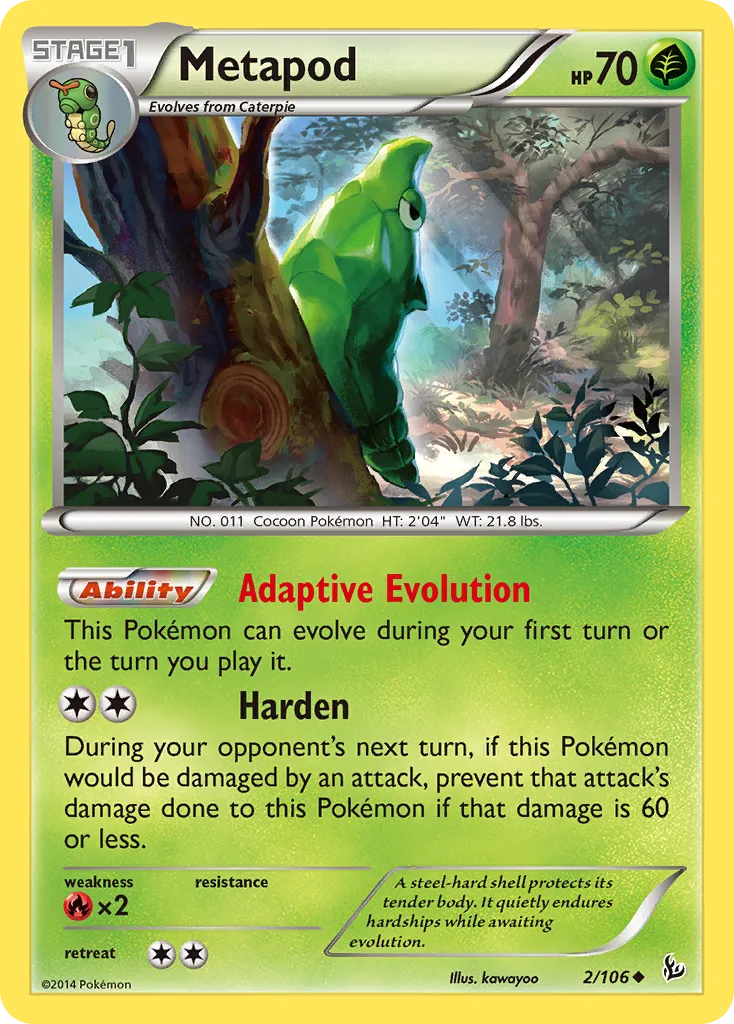 Metapod #2, Flashfire Reverse Foil
