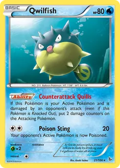 Qwilfish #21, Reverse Foil