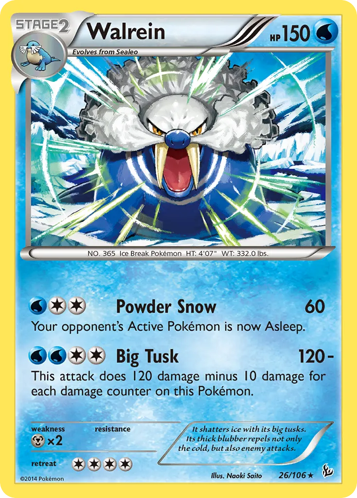 Walrein #26, Flashfire Reverse Foil