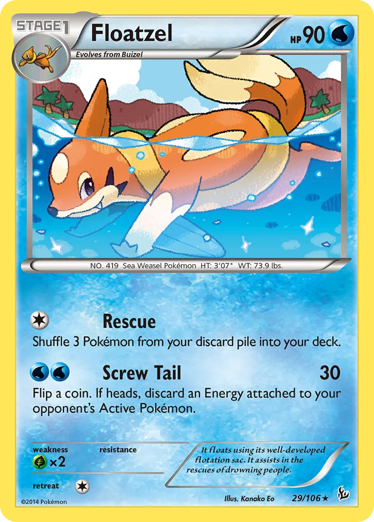 Floatzel #29, Flashfire