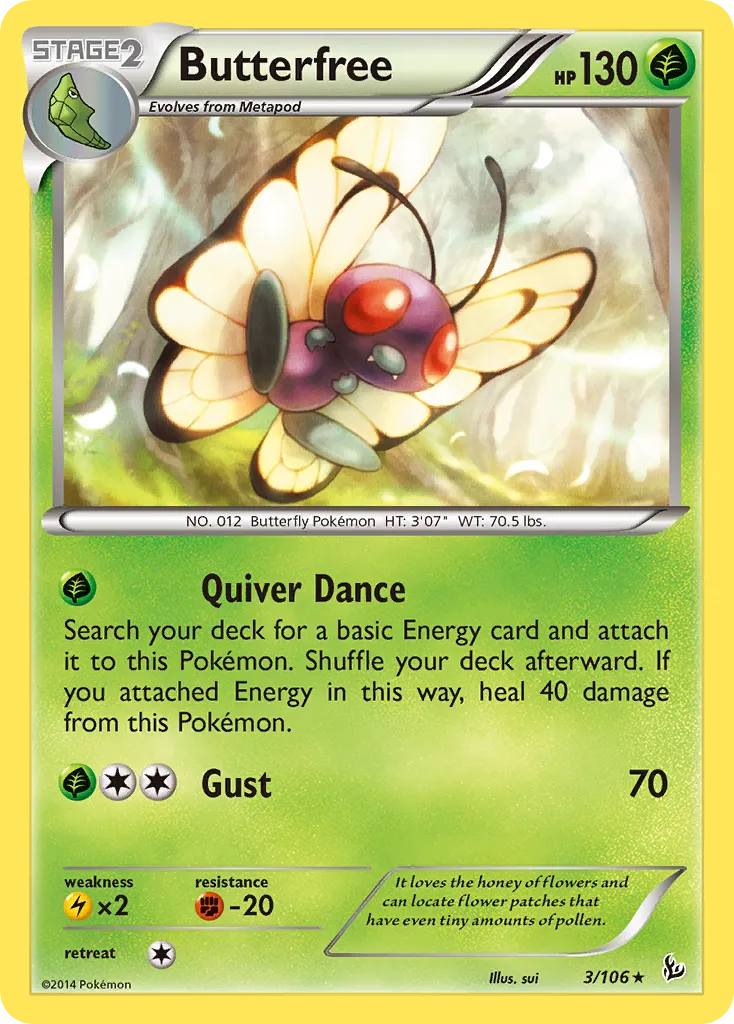 Butterfree #3, Flashfire