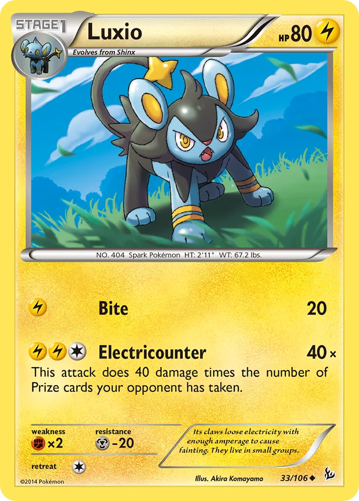 Luxio #33, Flashfire