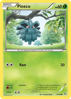 Pineco #4, Reverse Foil