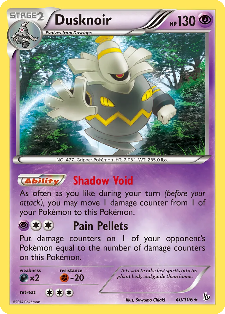 Dusknoir #40, Flashfire