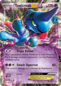 Toxicroak-EX #41, Standard