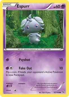 Espurr #42, Reverse Foil