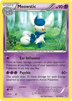 Meowstic #43, Cracked Ice