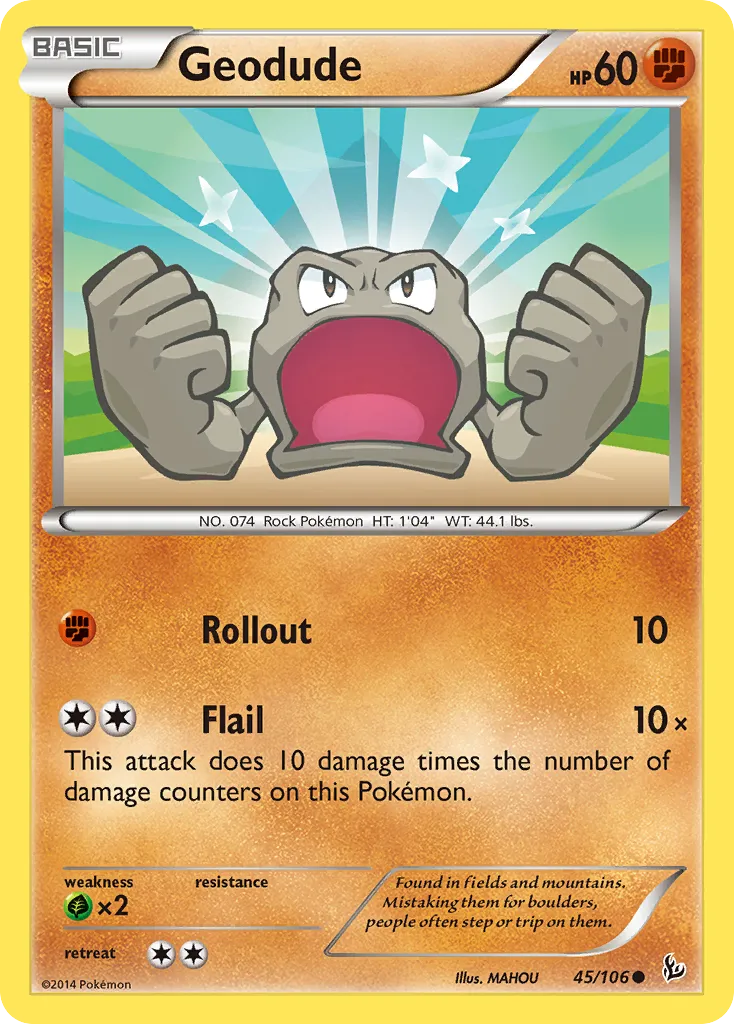 Geodude #45, Flashfire
