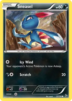 Sneasel #51, Reverse Foil
